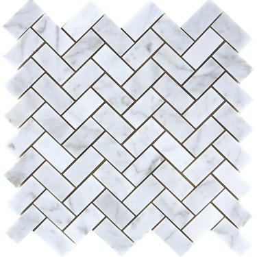 Premium Carrara Herringbone