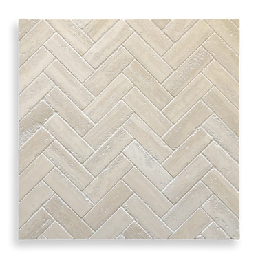 Travertine Mosaic Herringbone