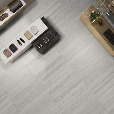 Travertine Vein Cut Grey