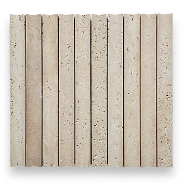 Travertine Mosaic Concave